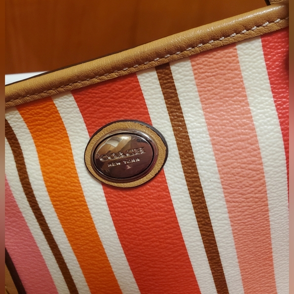 Coach stripes bag NWNT - Picture 4 of 12